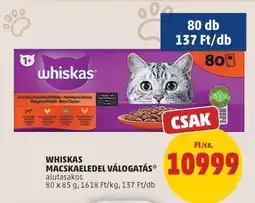 PENNY WHISKAS MACSKAELEDEL VÁLOGATÁS ajánlat