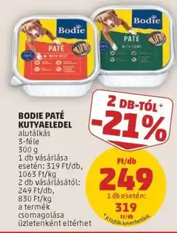 PENNY Bodie Paté Kutyaeledel ajánlat
