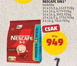 PENNY NESCAFÉ 3IN1 ajánlat