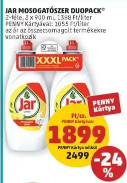 PENNY JAR Mosogatószer Duopack ajánlat