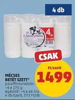 PENNY MÉCSES BETÉT SZETT ajánlat