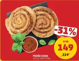 PENNY Pizzás csiga ajánlat