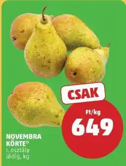 PENNY Novembra Körte ajánlat