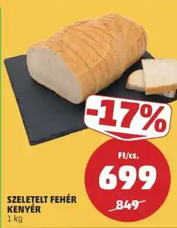 PENNY Szeletelt fehér kenyér ajánlat