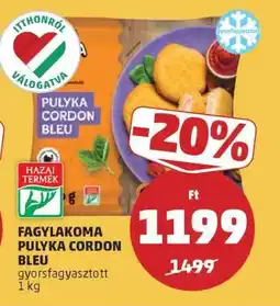 PENNY Fagylakoma Pulyka Cordon Bleu ajánlat