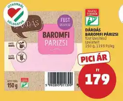 PENNY Dárdás Baromfi Párizsi ajánlat