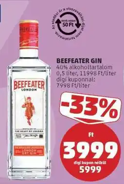 PENNY BEEFEATER GIN ajánlat
