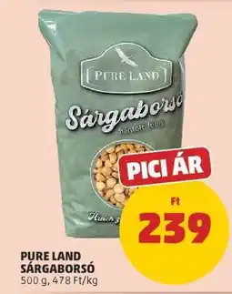 PENNY PURE LAND SÁRGABORSÓ ajánlat