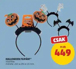 PENNY Halloween-fejpánt ajánlat