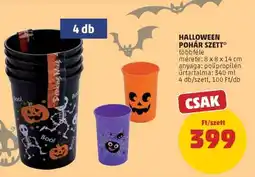 PENNY HALLOWEEN POHÁR SZETT ajánlat