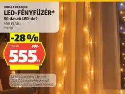 ALDI HOME CREATION LED-FÉNYFŰZÉR ajánlat