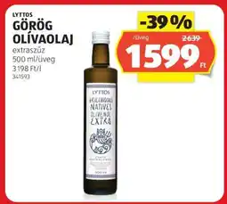 ALDI LYTTOS GÖRÖG OLÍVAOLAJ ajánlat