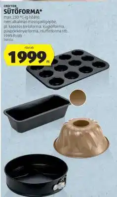 ALDI CROFTON Sütőforma ajánlat