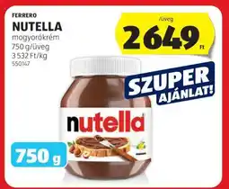 ALDI FERRERO Nutella ajánlat
