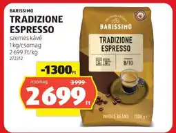 ALDI BARISSIMO TRADIZIONE ESPRESSO ajánlat