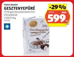 ALDI Finest Bakery Gesztenyepüré ajánlat