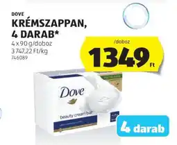 ALDI Dove Krémszappan, 4 darab ajánlat