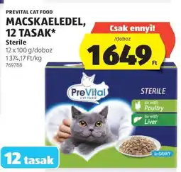ALDI PreVital Cat Food ajánlat