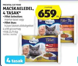 ALDI PREVITAL CAT FOOD MACSKAELEDEL, 4 TASAK ajánlat