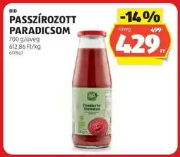 ALDI BIO PASSZÍROZOTT PARADICSOM ajánlat