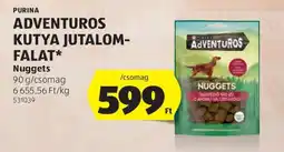ALDI PURINA ADVENTUROS KUTYA JUTALOM-FALAT Nuggets ajánlat
