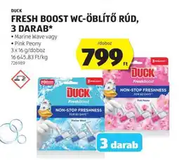 ALDI Duck Fresh Boost WC-öblítő rúd, 3 darab ajánlat