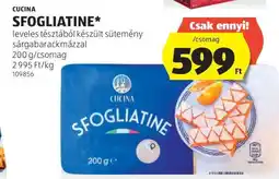 ALDI CUCINA SFOGLIATINE ajánlat