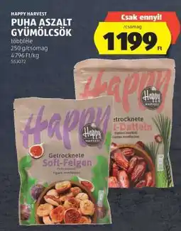ALDI Happy Harvest Puha Aszalt Gyümölcsök ajánlat