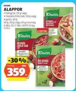 ALDI KNORR ALAPPOK ajánlat