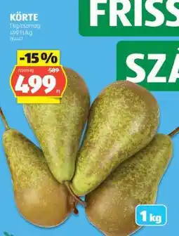 ALDI Körte ajánlat