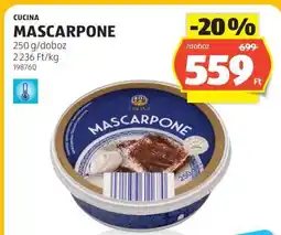 ALDI Cucina Mascarpone ajánlat