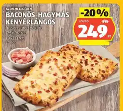 ALDI Baconös-Hagymás Kenyérlángos ajánlat