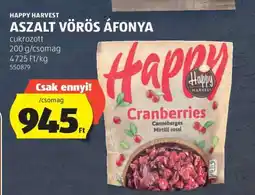 ALDI Happy Harvest Aszalt Vörös Áfonya ajánlat