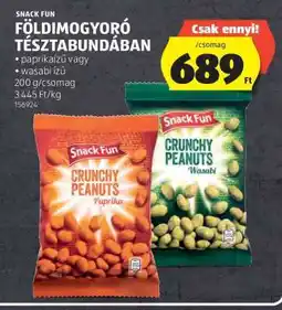 ALDI Snack Fun Crunchy Peanuts ajánlat