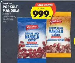 ALDI Snack Fun Pörkölt Mandula ajánlat