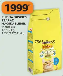 Auchan purina friskies száraz macskaeledel ajánlat