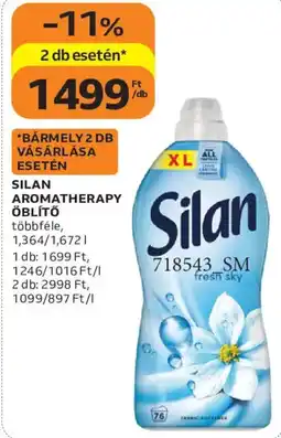 Auchan Silan aromatherapy öblítő ajánlat
