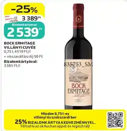 Auchan Bock ermitage ajánlat