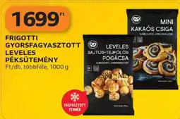 Auchan Frigotti leveles péksütemény ajánlat