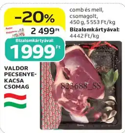 Auchan Valdor pecsenye-kacsa csomag ajánlat