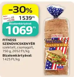 Auchan Fitness szendvicskenyér ajánlat