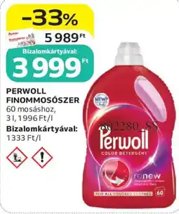 Auchan Perwoll finommosószer ajánlat