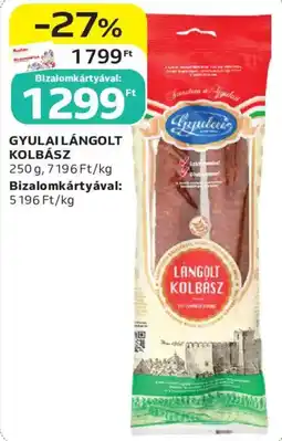 Auchan Lupilai lángolt kolbász ajánlat
