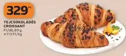 Auchan tejcsokoládés croissant ajánlat
