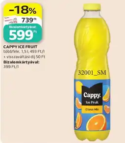 Auchan Cappy ice fruit ajánlat