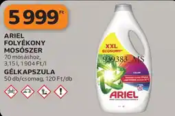 Auchan Ariel folyékony mosószer ajánlat