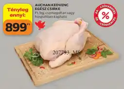 Auchan Auchan kedvenc egész csirke ajánlat