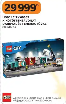 Auchan lego city kikötői tehervonat daruval és teherautóval ajánlat