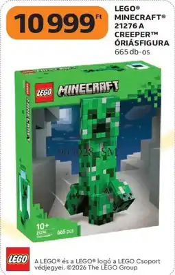 Auchan lego minecraft creeper óriásfigura ajánlat