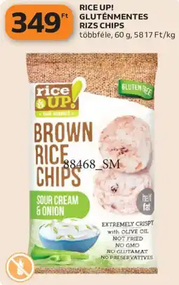 Auchan Rice Up! brown rice chips ajánlat